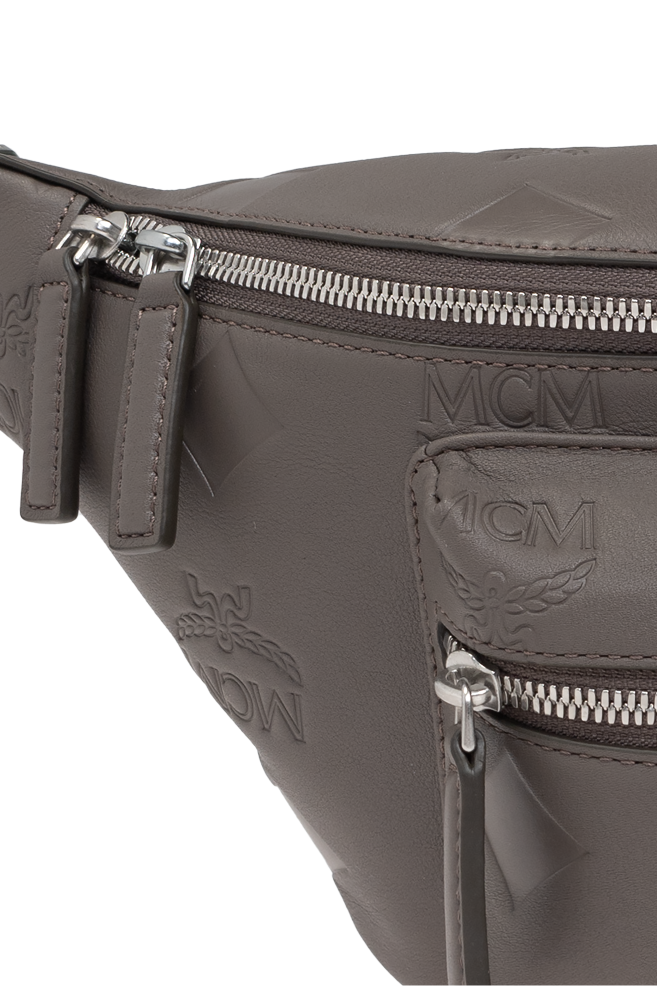 【MCM エムシーエム】ベルトバック ロゴ BELT BAG MMZAAFI01 Small Fursten Belt Bag in Visetos Black | MCM ®US